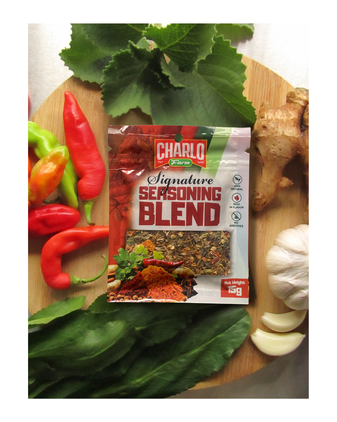 Charlo Farm Signature Seasoning Blend | 15g | Authentic Caribbean Green Seasoning - Image 4