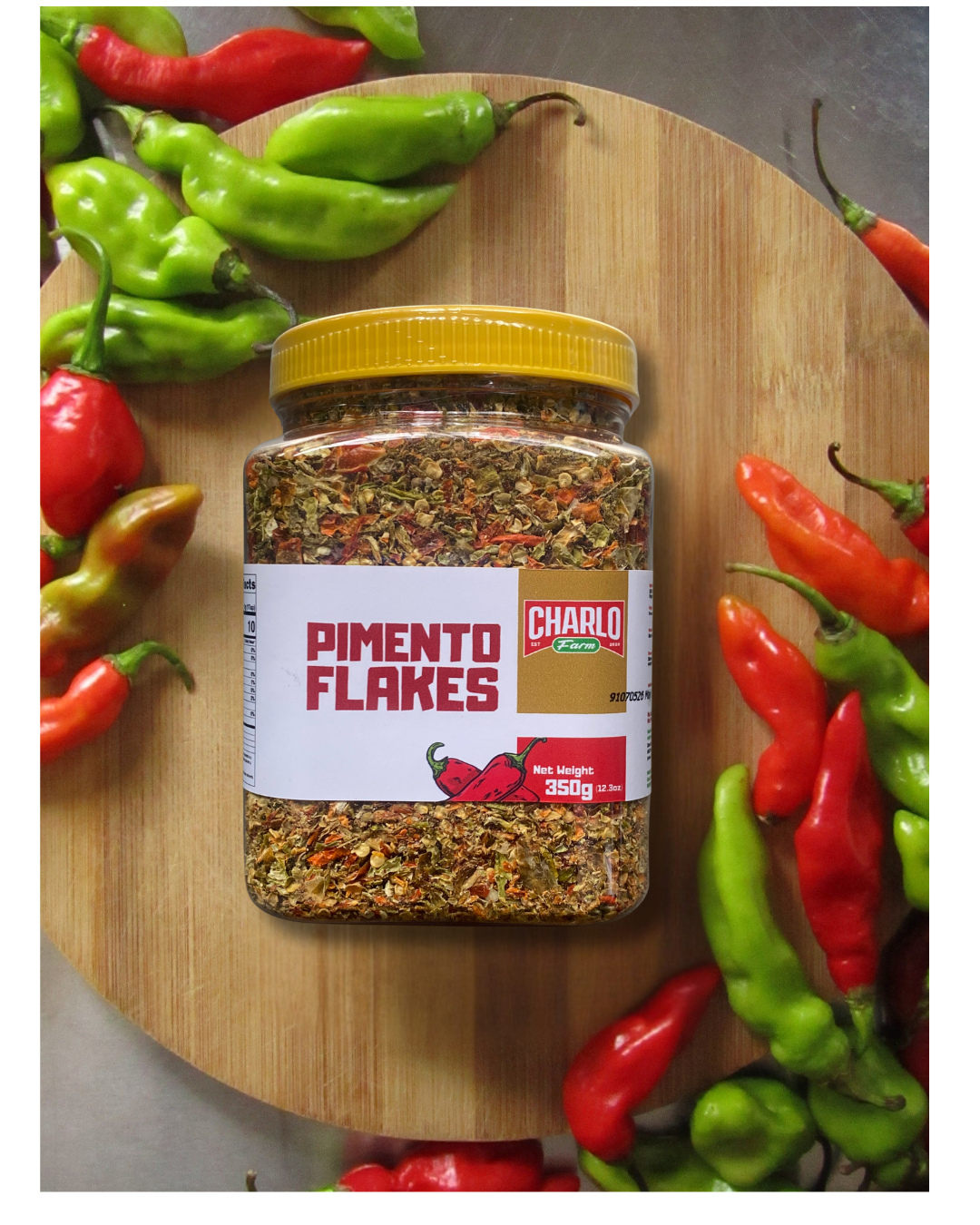Charlo Farm Pimento Flakes | 350g | Premium Caribbean Seasoning Pepper - Image 3